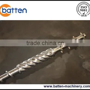 China Machine Single Extruder Screw and Barrel for PVC Pipe Plastic Machine thumbnail-1