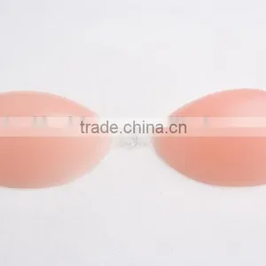 Ideal Fashions Adhesive and Strapless Nude and Thin Silicone Bra Silicon Underwear Sexy Adhesive Lace Bra Black thumbnail-5
