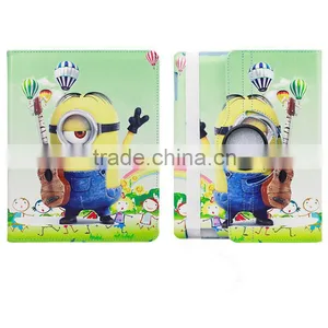 For IPad Air 3D Despicable Me 2 Rotation Leather Cover thumbnail-6