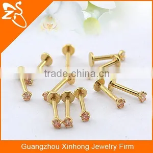 Hot Sale!Natural Colorful Labret Fake Industrial Piercing Jewelry thumbnail-1