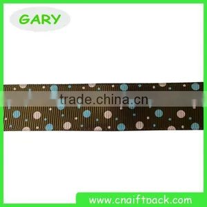 3/4" Blue Ribbon Designers Logo Printed Grosgrain Ribbon thumbnail-5