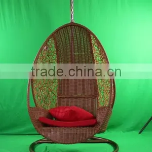 00 Outdoor Garden Balcony Leisure Rattan Single Seat Hanging Chair YPS081 thumbnail-4