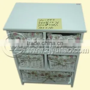 White Wooden Cabinet Household thumbnail-1