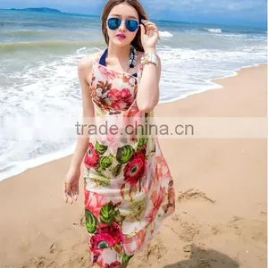 Elegant Chiffon Pareo Beach Sarong Wrap Bikini Scarf thumbnail-6