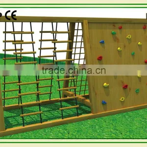 KAIQI GROUP High Quality Wooden Climbing Playground Equipment for Sale With CE,TUV Certification thumbnail-1