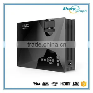 UNIC 1200Lumens Latest Portable Presentation Mini Full HD LED Projector Phones UC46 Built-in Wifi Video Mobile Phone Projectors thumbnail-6