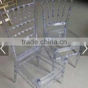 High Quality Crystal Monobloc Clear Resin Chiavari Chair thumbnail-2