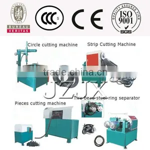 CE Certified New Tehnology Tyre Recyclin Rubber Cutting Machine thumbnail-1