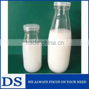 100ml/200ml/250ml/500ml/1000ml Bulk Glass Milk Bottles With Plastic White Lid thumbnail-1