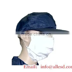 Black White Cleanroom ESD Baseball Cap thumbnail-2