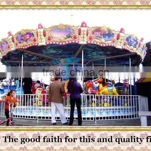 2015 Attractive Amusement Park Luxury Carousel for Sale thumbnail-3