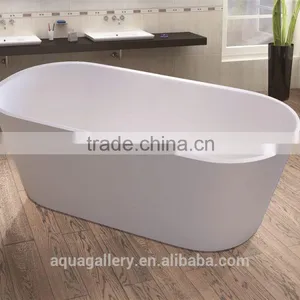 White Acrylic SPA Tub Bathroom Bathtub thumbnail-3