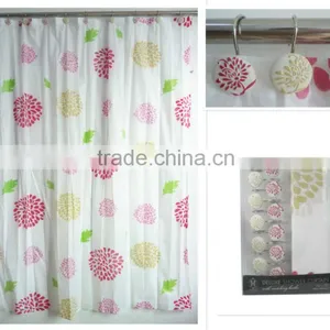 Eco-friendly and Rainbowl Bath PEVA Shower Curtain thumbnail-1