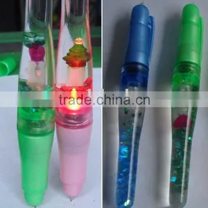 Plastic Gel Ink Pen With Floater thumbnail-1