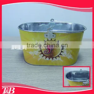 Oval Shape Steel Bucket thumbnail-1