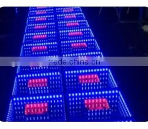 Newest Popular LED Rechangeable Glass Dance Floor Tile thumbnail-2