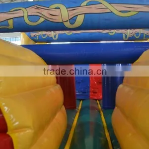 SUNJOY 2016 New Designed Inflatable Bouncer Obstacle Course, Inflatable Slide Bouncer Obstacle,inflatable Kid Obstacle for Sale thumbnail-3