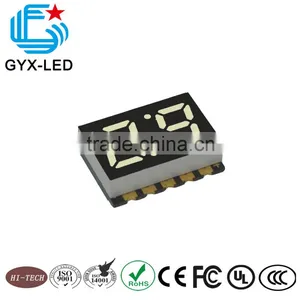 High Brightness Good Reliability 2 Digit 7 Segment SMD LED Display Module thumbnail-1