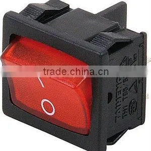 3pin Mini Rocker Switch Chzjcz*1-/Rocker Switch 2/*-122/*-/ *-12 Oval Ellipse With Lighted thumbnail-2