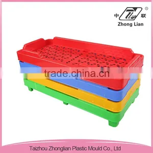 Children Size Stackable Design Nursery Kids Bed Plastic Daycare Cheap Cots for Sale thumbnail-1