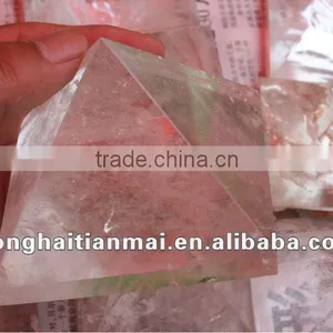 Natural Rock Clear Quartz Crystal Pyramid/HEALING PYRAMID thumbnail-1