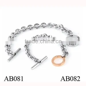 Cheap Wholesale Make Your Own Fashion Men's Stainless Steel Bracelet For Couples thumbnail-1