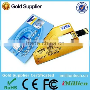 Creative Plastic Credit Card Usb Flash Drive Pen Shape Usb Flash Driver thumbnail-1