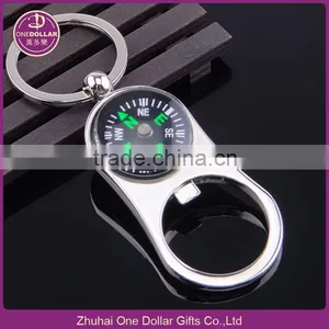 Pocket Key Chain Beer Bottle Opener Small Beverage Keychain Ring thumbnail-1
