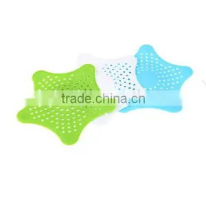 Star Shape Hair Catcher Rubber Bath Sink Strainer Shower Drain Cover / Floor Drain Sewer Floor Filter Trap thumbnail-5