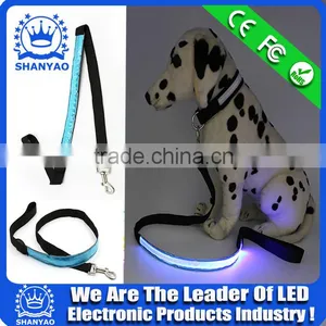 2016 Decorative Refiective LED Light Dog Leash As New Year Gift thumbnail-3