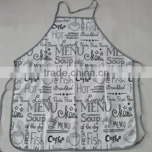 Silk Screen Pigment Printing Cotton Bib Apron With Letter Design thumbnail-3