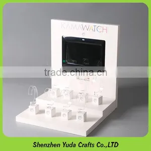 Vertical Thick Mdf Stand Holder Wood Watch Display Rack thumbnail-3