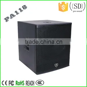 2016 Hot Sale Pro Audio Sound System Subwoofer Speakers PA118 thumbnail-1