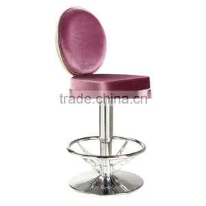 Modern Casino Furniture Leather Barstool thumbnail-3