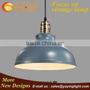 Colorful Modern Painting Iron Drop Light Blue, Popular Iron Blue Pendant Lighting, Best Seller Simple Coffee Shop Lamp thumbnail-1