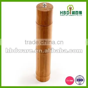 Natural Bamboo Pepper and Salt Grinder, Pepper Salt Set thumbnail-1