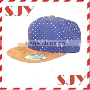 Wholesale New Arrival Suede Flat Brim Blank Snapback Hat thumbnail-2