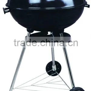 Kettle Charcoal Bbq Grill With Cover and 2 Wheel for Easy Moving thumbnail-3