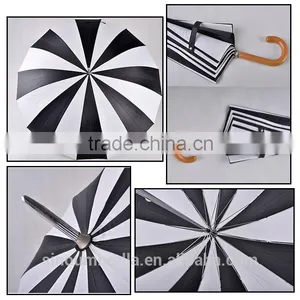 30"x 8 Ribs Fiberglass Automatic Promotional Golf Umbrella thumbnail-3