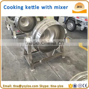 Commercial Electric Cooking Pot / Sugar Cooking Jacketed Kettle for Sale thumbnail-3