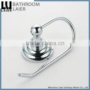 Sleek Bathroom Fittings Zinc Alloy Chrome Finishing Bathroom Sanitary Items Wall Mounted Toilet Paper Holder thumbnail-4