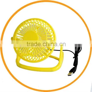 360 Degree Adjustable Laptop USB MiniI Cooling Fan With Switch Yellow From Dailyetech thumbnail-1