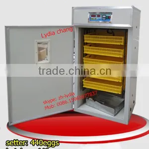 Zhenghang Egg Incubator Manufacturer 440 Eggs Setter&hatcher Combined Egg Incubator Machine(skype: Zh-lydia) thumbnail-1