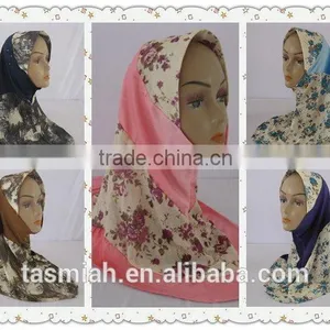OEM Muslim Hijab,whole Sale Muslim Hijab,latest Muslim Hijab With Flower, thumbnail-5
