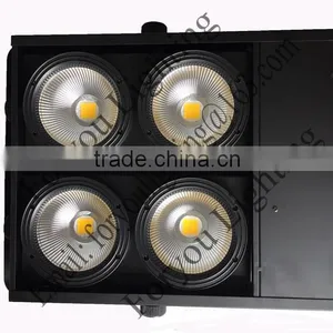 3-Year Warranty 4x100W Warm/Cool White 2IN1 COB 4-Eye LED Audience Stage Lighting Blinder thumbnail-2