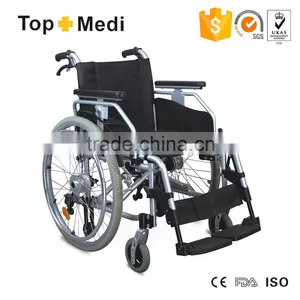 Quick Release Lightweigh Aluminum Manual Wheelchair With Locking Drum Brake thumbnail-1