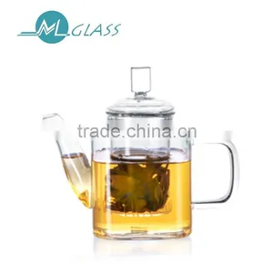 350 ml Glass Teapot With Infuser Handmade Glassware 6081 thumbnail-1
