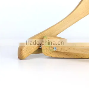 Natural Broad Shoulder Wooden Coat Hanger thumbnail-6
