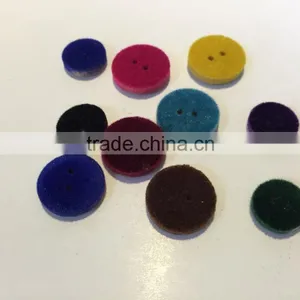 Flocking 2 Holes Wooden Buttons for Garment thumbnail-1