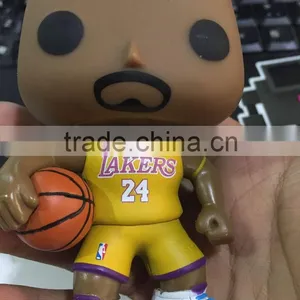 Custom Mini NBA Player Lakers Kobe Bryant Bobble Head Dolls Figurine Craft thumbnail-1